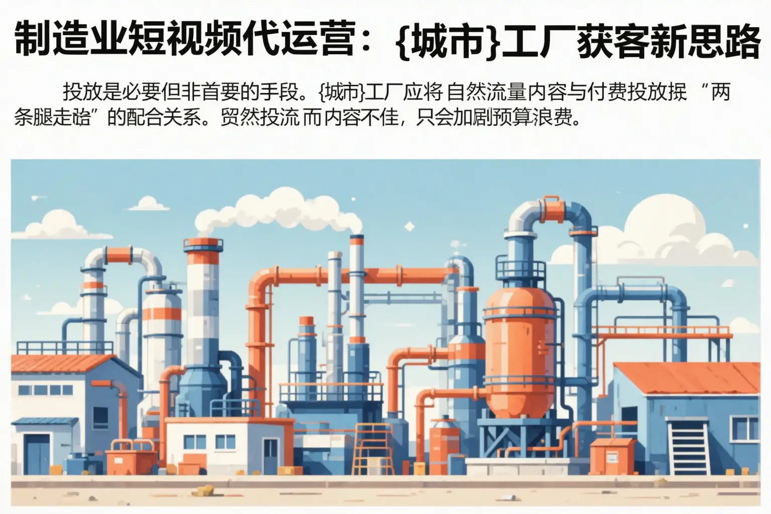 制造业短视频代运营:友好工厂获客新思路
